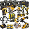 18V 12 Piece Combo Kit with 4 x Batteries & Charger T4TKIT-1317