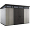11x 7 Artisan Heavy Duty Plastic Pent Shed – Grey