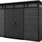 11x 7 Cortina Heavy Duty Plastic Pent Shed – Dark Grey
