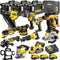 18V 12 Piece Power Tool Kit with 3 x 5.0Ah Batteries T4TKIT-29959