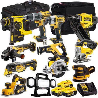 18V 12 Piece Power Tool Kit with 3 x 5.0Ah Battery & Charger T4TKIT-8064