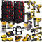 18V 14 Piece Power Tool Kit with 3 x 5.0Ah Batteries & Trolley Toolbox