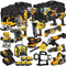 18V 18 Piece Combo Kit with 5 x Batteries & Charger T4TKIT-1067