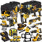 18V 18 Piece Combo Kit with 5 x Batteries & Charger T4TKIT-1307