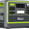 2048Wh Portable Power Station 2400W LiFePO4 Battery Solar Generator with Fast Charging