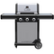 Commercial Series Grill and Griddle Combo Stainless Steel 3-Burner Liquid Propane and Natural Gas Infrared Gas Grill