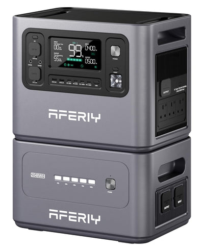 P280 4096Wh Portable Power Station,with 1 Extra Battery,2800W Expandable Capacity LiFePO4 Battery Backup,Solar Generator for Home Use,Outdoor