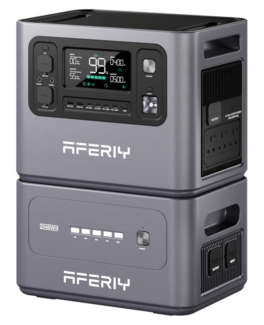 P280 4096Wh Portable Power Station,with 1 Extra Battery,2800W Expandable Capacity LiFePO4 Battery Backup,Solar Generator for Home Use,Outdoor