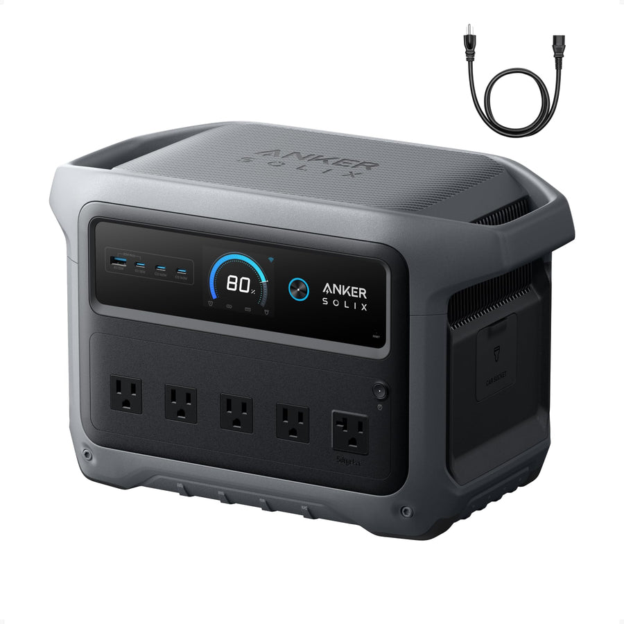 SOLIX C1000 Gen 2 with AC charging cable, 2000W 1024Wh Power Station