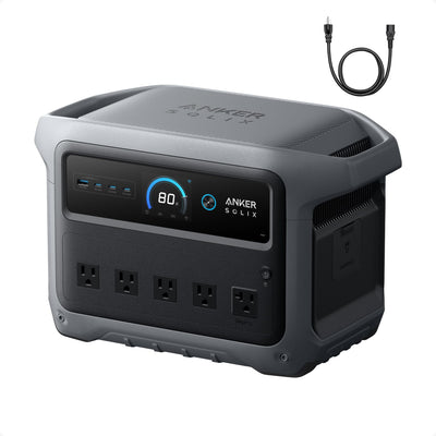 SOLIX C1000 Gen 2 with AC charging cable, 2000W 1024Wh Power Station