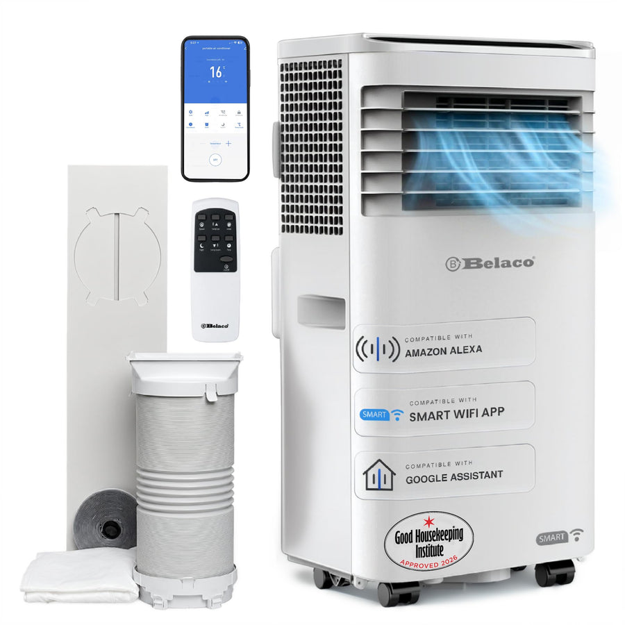 9000 BTU Air Conditioning Unit – Smart WiFi Connectivity
