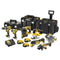 DCK755P3T 18V XR 7 Piece Brushless Power Tool Kit with 3 x 5.0Ah Batteries Charger & Toolbox