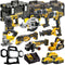 DCKT4T10P13 18V XR 10 Piece Power Tool Kit with 3 x 5.0Ah Batteries & Toughsystem Box