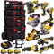 DCKT4T10P4 18V 3 x 5.0Ah Batteries XR Li-Ion 10 Piece & Trolley Toolbox