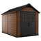 Newton 7 x 11ft Double Door Outdoor Apex Plastic Garden Shed
