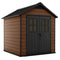 Newton 7 x 7ft Double Door Outdoor Apex Plastic Garden Shed
