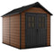 Newton 7 x 9ft Double Door Outdoor Apex Plastic Garden Shed