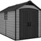 Premier Plastic Garden Shed 7.5 x 11ft - Grey