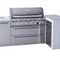 6-burner Deluxe Island with a 90-Degree Corner MAi805-D90 - 94''